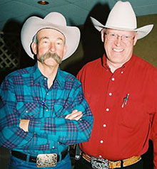 Cowboy Poets Baxter Black and Ron Wilson, Poet Lariat.