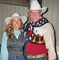 Cowboy Poet Lariat Ron Wilson with Ms. Eli Barstow
